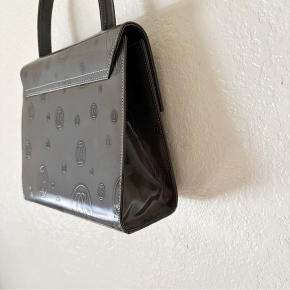 Authentic Cartier Happy Birthday handbag in monogram patent leather - Picture 8 of 10